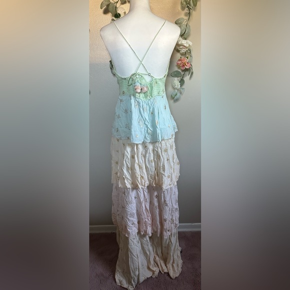 Ranee’s Ombre Ruffle Maxi Dress - Picture 6 of 12